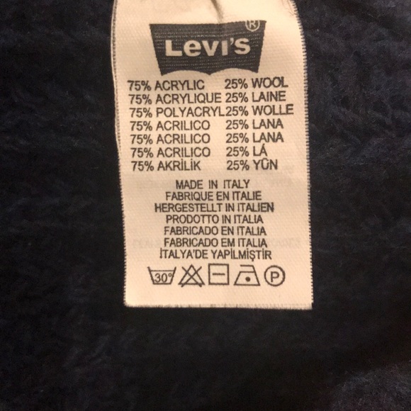 Navy Blue Levi’s Beanie - Picture 4 of 4